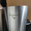 Engraved cup