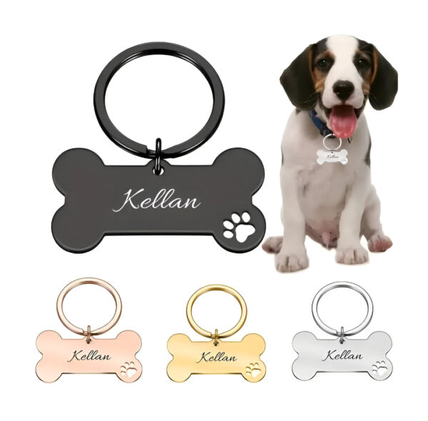 personalized dog keychain
