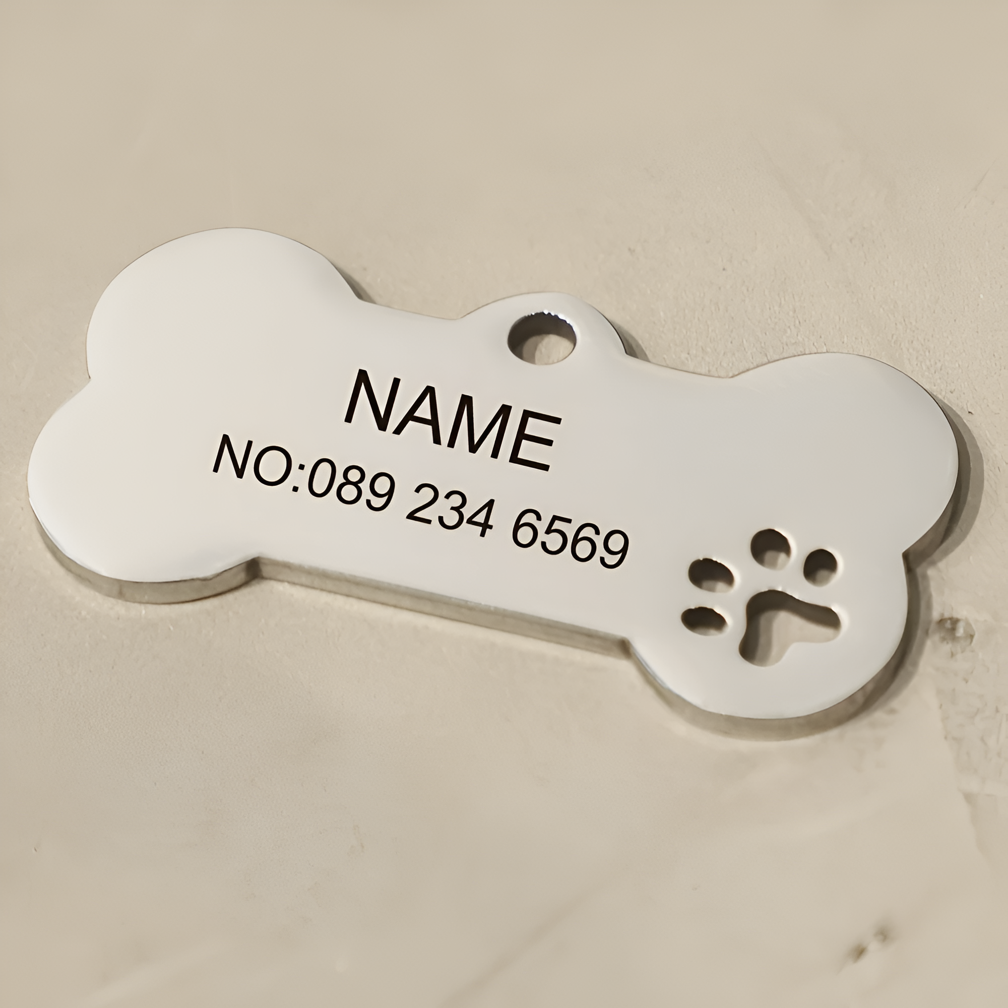 personalized dog keychain